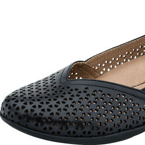 Dansko Black Neely Flats  US 5.5 - 6 EU 36 NWOB